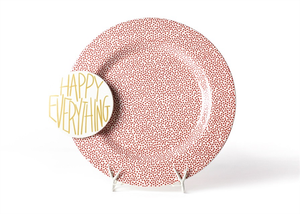 Coton Colors CC 16PL-SDOT-RED Red Small Dot Big Entertaining Platter W/Happy Everything Attachment