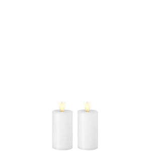 Raz Imports RZ 37060 2x4 Moving Flame White Votive Candle, Set of 2