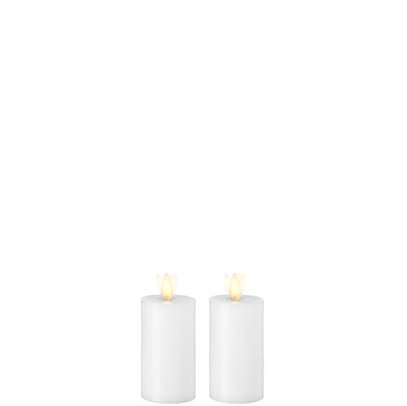 Raz Imports RZ 37060 2x4 Moving Flame White Votive Candle, Set of 2