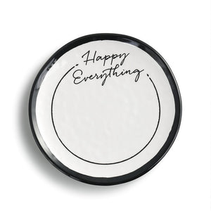 Demdaco 1004100027 Happy Everything Dessert Plate-6"