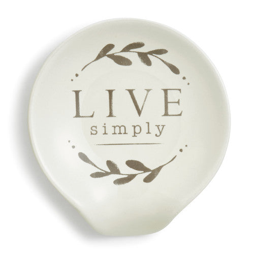 Demdaco 1004180298 Live Simply Spoon Rest