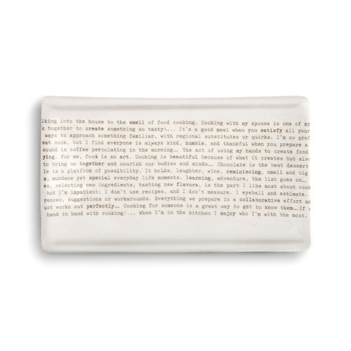 Demdaco 1004180462 Kitchen Thoughts Rectangle Spoon Rest