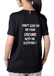 My Coffee Shoppe MCS 60067FBLK Black Don't Give Up Tee (L/XL)