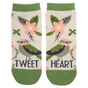 Karma Gifts KA 2044-33 Ankle Socks Bird - Tweet Heart