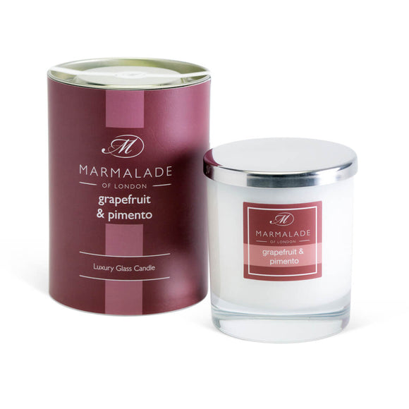 Marmalade of London ML 83-11388 Grapefruit and Pimento Glass Candle Gift