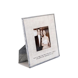 SugarBoo & Co SB PF104 6x6 Just In Case Glass Photo Frame
