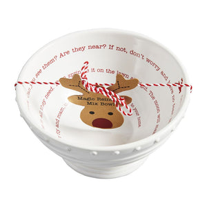 Mud Pie MP 48500216 Magic Reindeer Mix Bowl