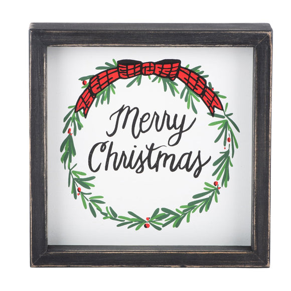 Glory Haus GH 35110002 Merry Christmas Framed Board
