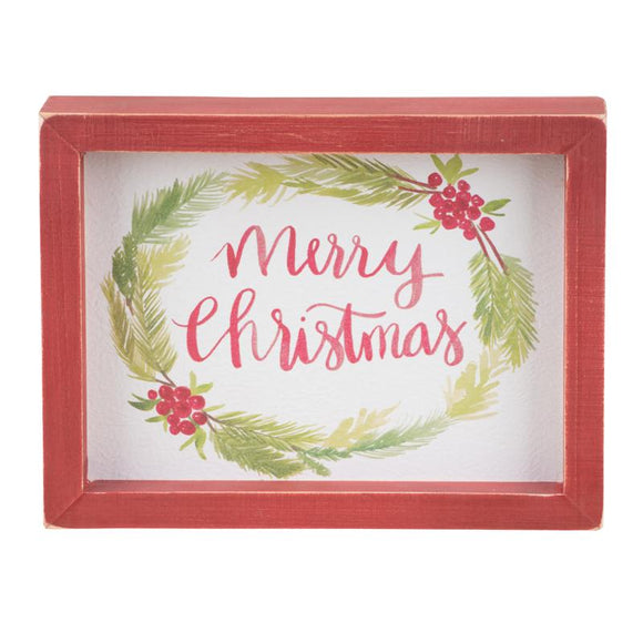 Glory Haus GH 35101503 Merry Christmas Framed Board Small