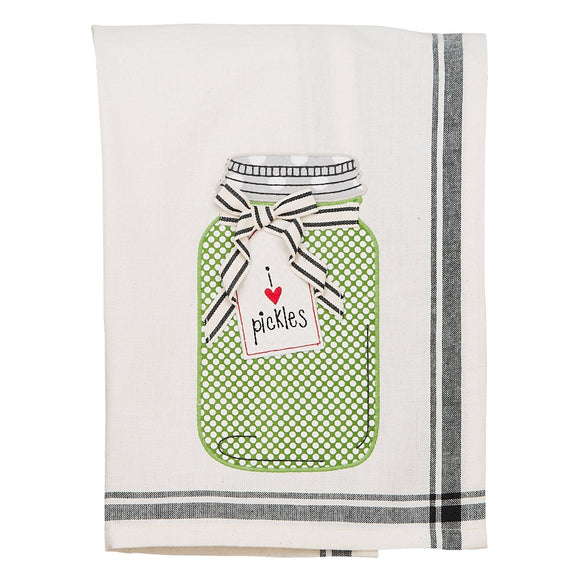 Glory Haus GH 7090523 I Love Pickles Tea Towel