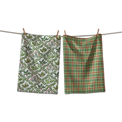 TAG T 208744 Holly Berry Dishtowel Set of 2