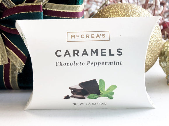 McCrea's Candies MC 1.4 oz pillow Chocolate Peppermint Caramel
