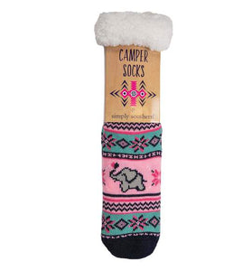Simply Southern SS 0192 Camper Sock-Elephant