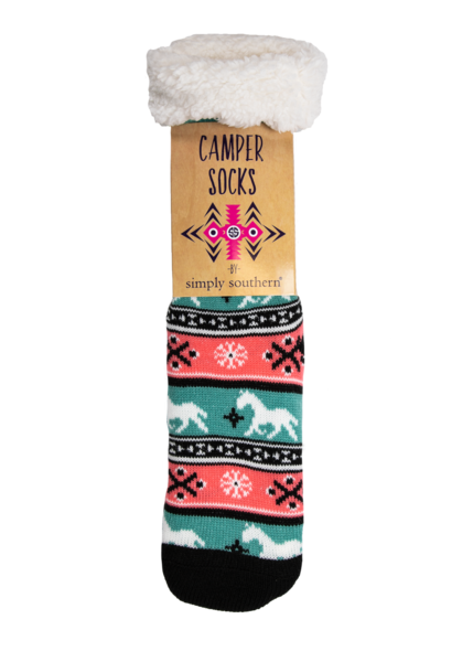Simply Southern SS 0192 Camper Socks-Horse