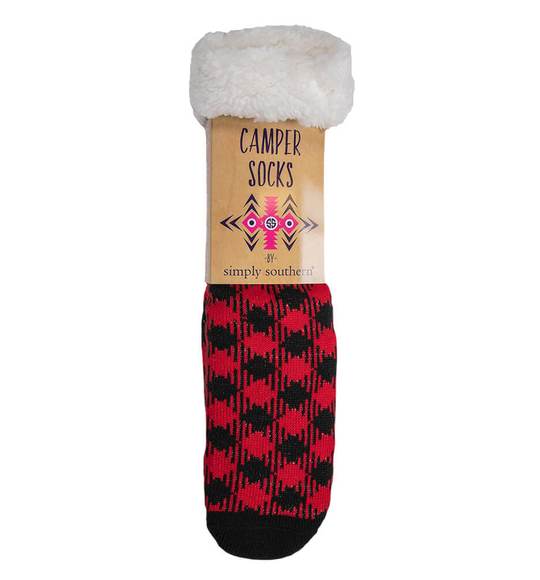 Simply Southern SS 0192 Camper Sock-Plaid