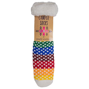 Simply Southern SS 0192 Camper Socks-Rainbow