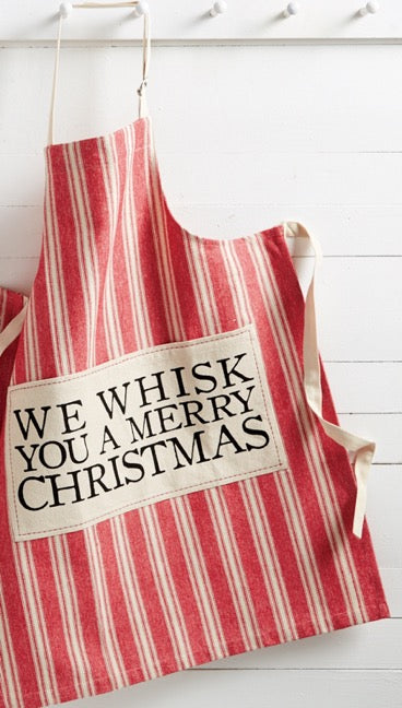 Mud Pie MP 40910004W Whisk Red Grainsock Apron