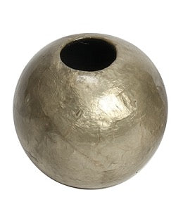 Dekorasyon Gifts DG APL503307 5" Medium Capiz Round Vase (Green)