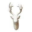 Dekorasyon Gifts DG CM-RH-W Paper Mache Deer Head Decor (White)