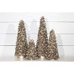 Dekorasyon Gifts DG PT-CPXTGT-18 18" Layered  Cotton Pod Cone Tree (Champagne)