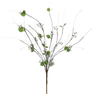 Raz Imports RZ F3906730 40" Glittered Eucalyptus Branch