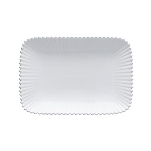 Casafina CF PER302-02202F Costa Nova Pearl White Medium Rectangular Platter