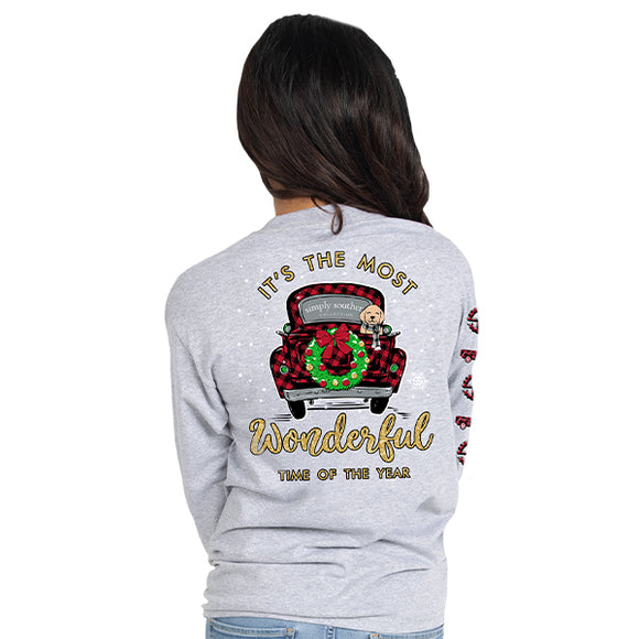 Simply Southern SS LS-WONDERFUL-HTHRGRY Ladies Long Sleeve T-Shirt