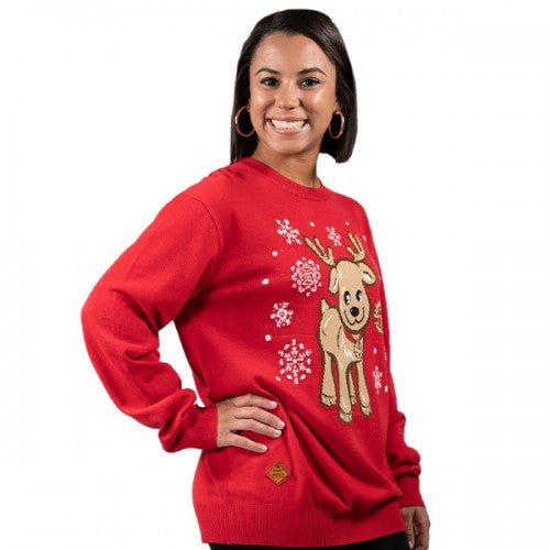 Simply Southern SS PP-0192-SWEATER-REINDEER Ladies Sweater
