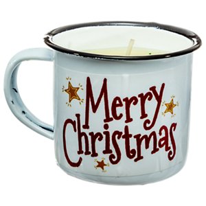 Swan Creek Candle Co SCC 00987 Festive Mini Mug Spicy Cinnamon Hot Toddy Scented Candle