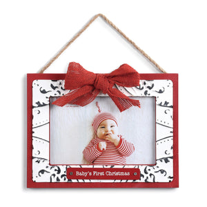 Demdaco 2020190704 Baby's First Christmas Frame Ornament