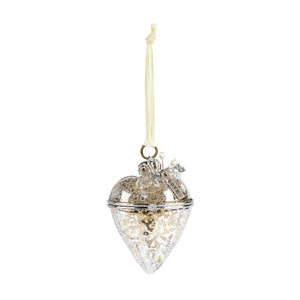 Demdaco 2020190463 Love Hinged Glass Heart Ornament
