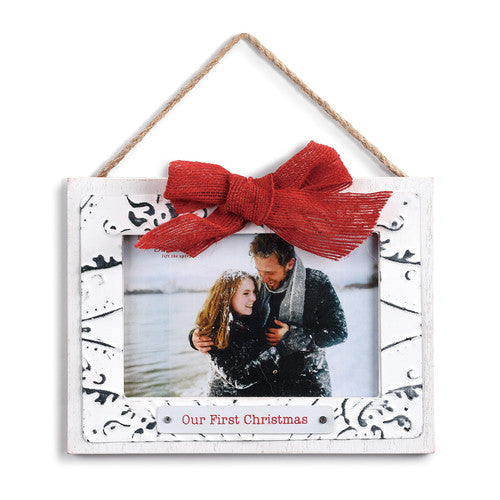 Demdaco 2020190701 Our First Christmas Frame Ornament