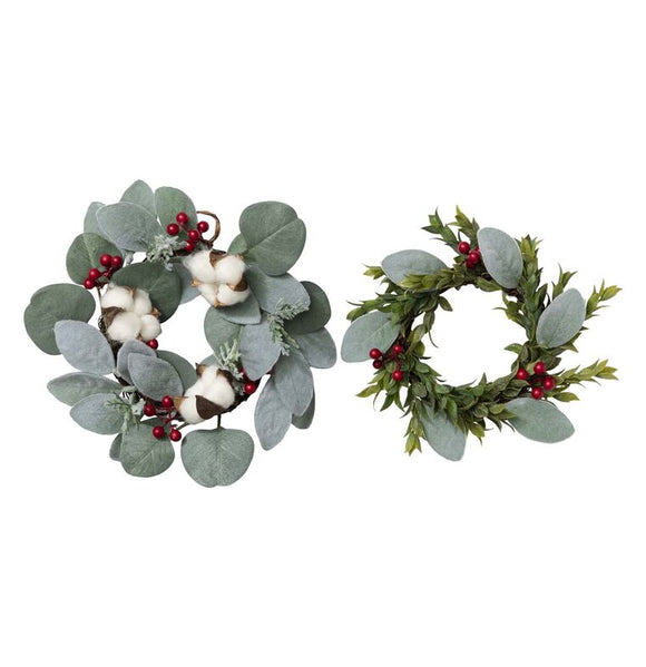 JC and Rollie JCR 1FLH3241 Candle Wreath Assorted Set