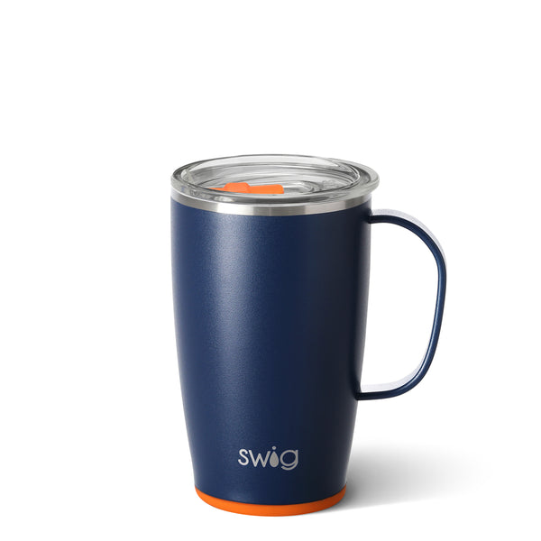 SWIG Life - 18oz Stainless Steel Insulated Mug - Matte Navy