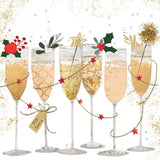 Paperproducts Design 26 325xx Holiday Cocktail Napkins 20 Pack - 14 Styles