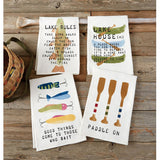 Mud Pie MP 4150010xx Lake Cotton Towel