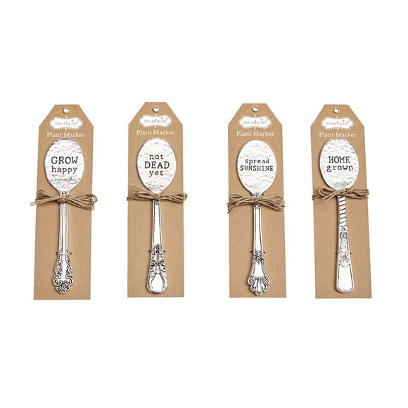 Mud Pie MP 42600543 Hammered Spoon Markers (Spread)