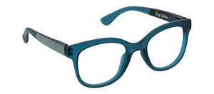 Peepers PS 2651 Brocade Reading Glasses - Teal/Golden