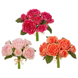 Raz Imports RZ F4002183 10" Real Touch Rose Bundle