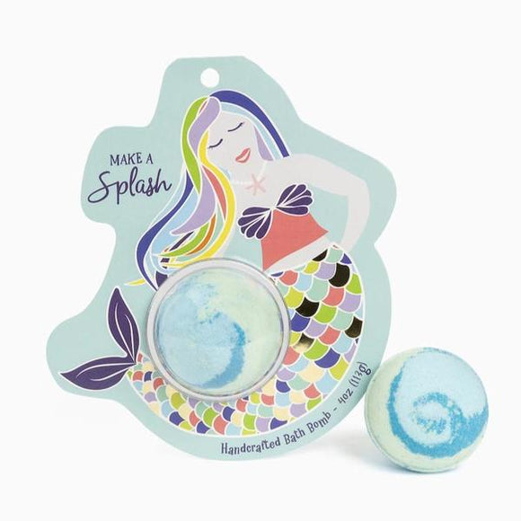 Cait + Co CC CLAMMER Make a Splash Mermaid Bath Bomb Clamshell