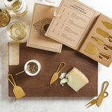 Creative Brands CB G2745 SBDS Tablesugar Cardboard Book Set - Champagne Gold Cheese Knives