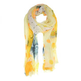 Joy Accessories JA E3113 Dotted Floral Scarf