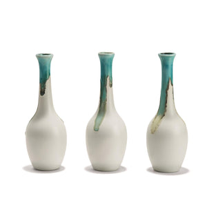 Two's Company TC PVB002-ASST Turquoise Drip Vase