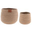 Karma Gifts KA 3093 Woven Jute Basket Planter Set