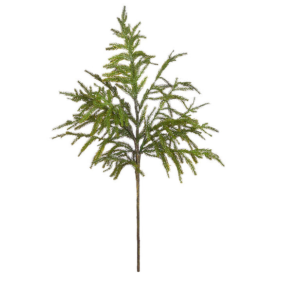 Raz Imports RZ F4022633 GLITTERED NORFOLD PINE SPRAY