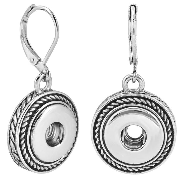 Ginger Snaps GS GP90-13 Rope WHITE Dangle Earrings