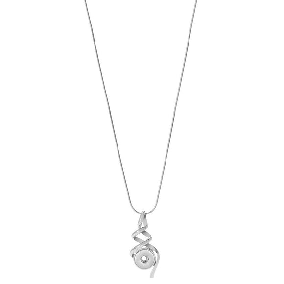 Ginger Snaps GS GP95-42 SILVER Twister Necklace
