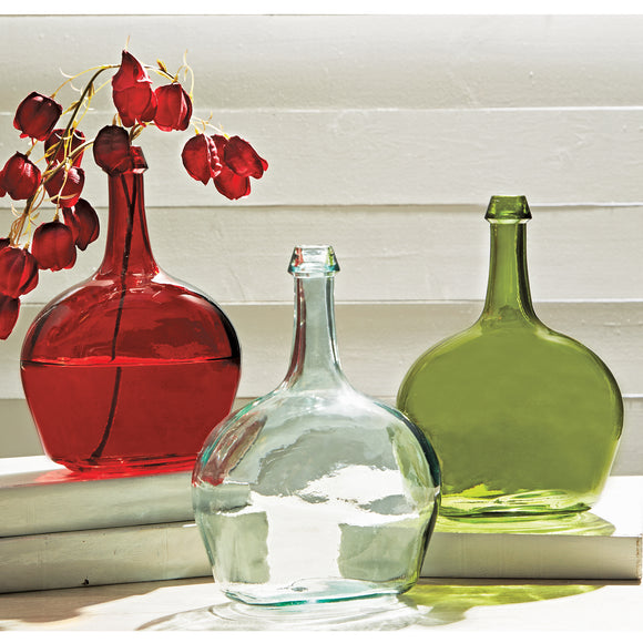 Mud Pie MP 47700134 Tall Neck Glass Vases