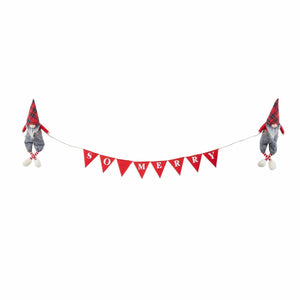 Mud Pie MP 42600589 Gnome Mantle Banner