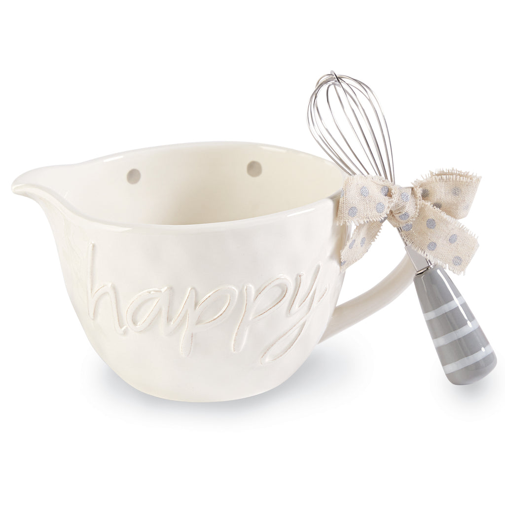 Mud Pie Happy Mixing Bowl